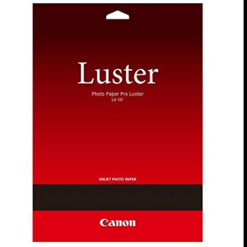 Canon Photo Paper Pro Luster LU-101 - Brillante - 260 micron - A3 (297 x 420 mm) - 260 g/m² - 20 fogli carta fotografica - per PIXMA PRO-1, PRO-10, PRO-100